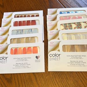 Color Street Bundle 10 assorted colors